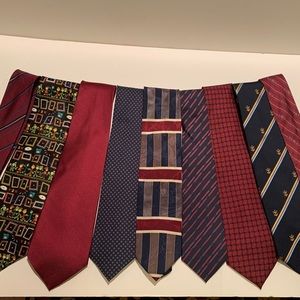 LOT of 9 MEN’S TIES.